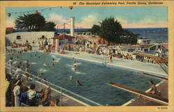 The Municipal Swimming Pool, Lot of 100 Cards Postcard