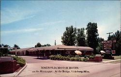 Magnolia Motor Hotel Postcard