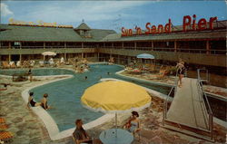 Sun-N-Sand Hotel Court Biloxi, MS Postcard Postcard