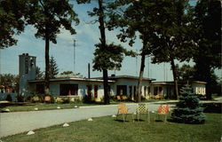 Rinehart Motel Dyer, IN Postcard Postcard
