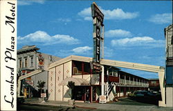 Lombard Plaza Motel San Francisco, CA Postcard Postcard