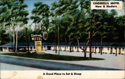 Cinderella Motel New & Modern - A Good Place to Eat & Sleep Postcard
