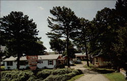 Town Motel Postcard