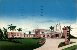 Skylark Motel Postcard