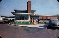 Tourinns Motor Courts Postcard