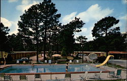 Perry Motor Court Postcard