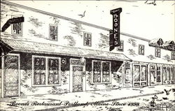 Boone's Restaurant Portland, ME Postcard Postcard