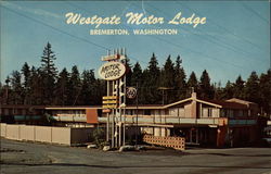 Westgate Motor Lodge Bremerton, WA Postcard Postcard