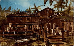 The Warehouse Restaurant Marina Del Rey, CA Postcard Postcard