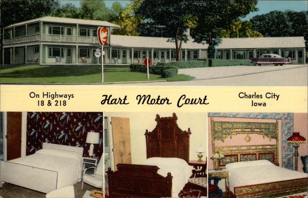 Hart Motor Court Charles City Iowa