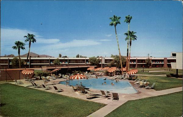 Pool view at the Sands Hotel Phoenix Arizona