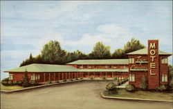 Town & Country Motel Postcard