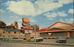 Midway Motor Lodge Postcard