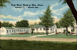 Phipps' Motel Milford, NE Postcard Postcard