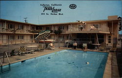 FUllerton TravLodge Postcard