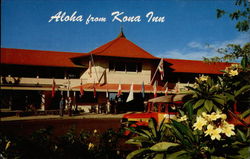 Aloha from Kona Inn Postcard