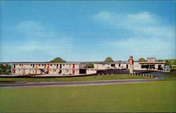 Hub Motel & Restaurant Postcard