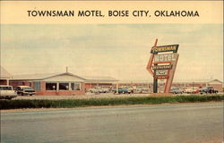 Townsman Motel Boise City, OK Postcard Postcard