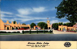 Mission Motor Lodge Salt Lake City, UT Postcard Postcard