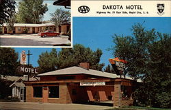 Dakota Motel Rapid City, SD Postcard Postcard