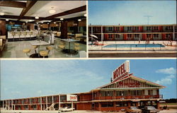 Beautiful Magnolia Plaza Motel Byron, GA Postcard Postcard