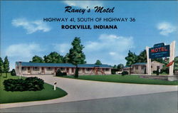 Raney's Motel Rockville, IN Postcard Postcard