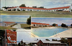 Dettman's Motel Saint Ignace, MI Postcard Postcard