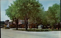 Ahlers' Motel and Dining Room Postcard