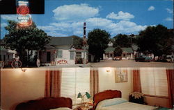 Wheel Inn Motel Postcard