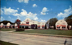 Alamo Plaza Hotel Courts Postcard
