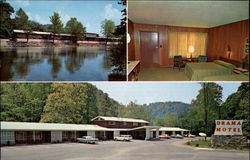 Drama Motel Cherokee, NC Postcard Postcard