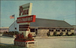 Pike Restaurant Spring House, PA Postcard Postcard