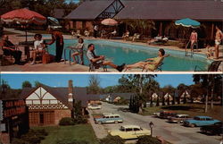 The Oak Manor Motor Hotel Postcard