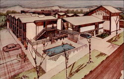 Coulee House Motel Postcard