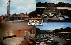 Downtowner Motor Inns Roanoke, VA Postcard Postcard