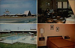 Cherokee Strip Motel and Restaurant Perry, OK Postcard Postcard