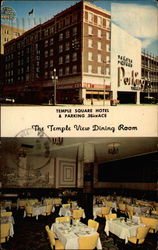 Temple Square Hotel & Parking Terrace - The Temple View Dining Room Postcard