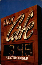 Knox Cafe Des Moines, IA Postcard 