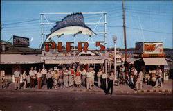 Entrance to Pier 5 Postcard