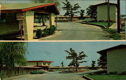 Two Views of Anthony Island Motel Lake Hamilton, AR Postcard Postcard