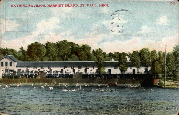 Bathing Pavilion on Harriet Island St. Paul Minnesota