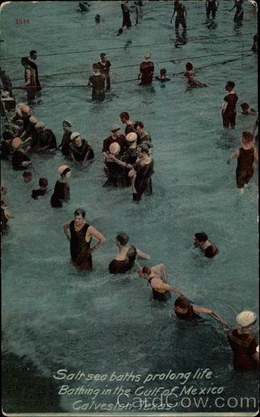 Salt sea baths Galveston Texas