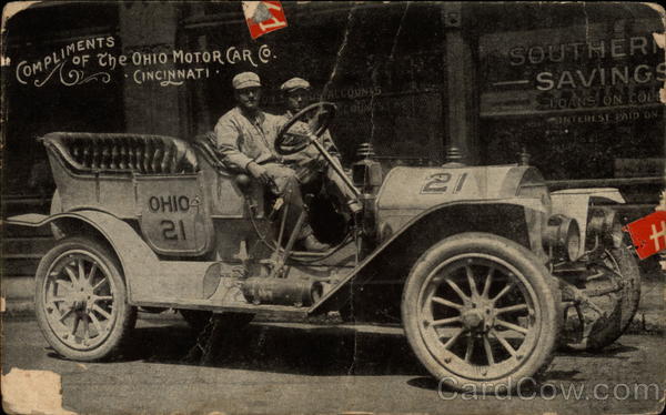 Compliments of the Ohio Motor Car Co Cincinnati