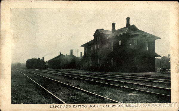 Depot and Eating House Caldwell Kansas