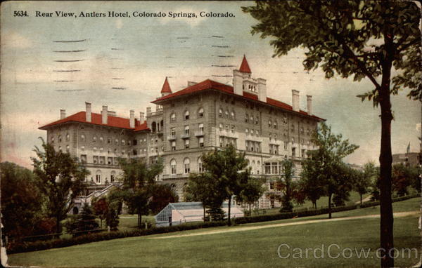 Rear view, Antlers Hotel Colorado Springs