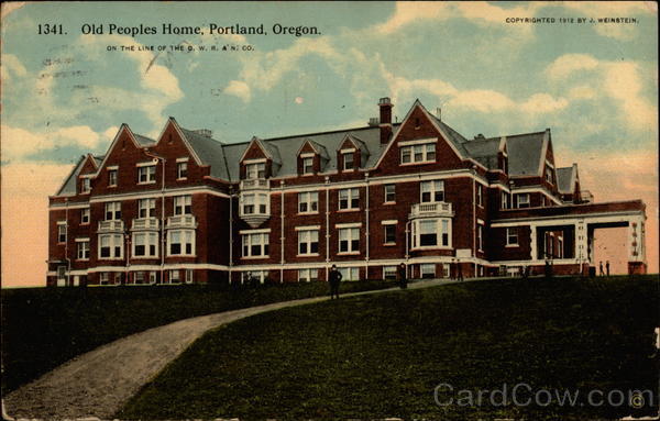 Old Peoples Home Portland Oregon