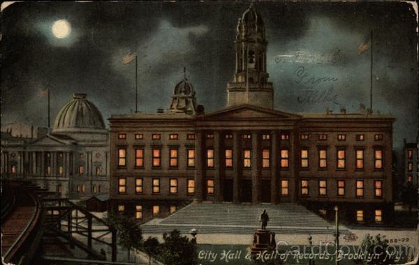 City Hall & Hall of Records Brooklyn New York