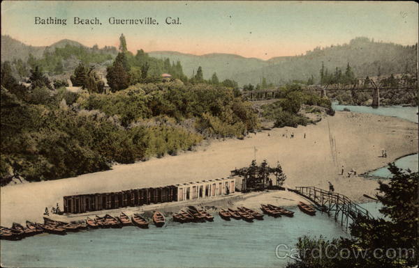 Bathing Beach Guerneville California