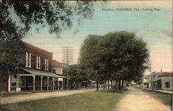 Broadway, Looking West Postcard