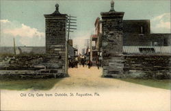 Old City Gate from Outside Postcard